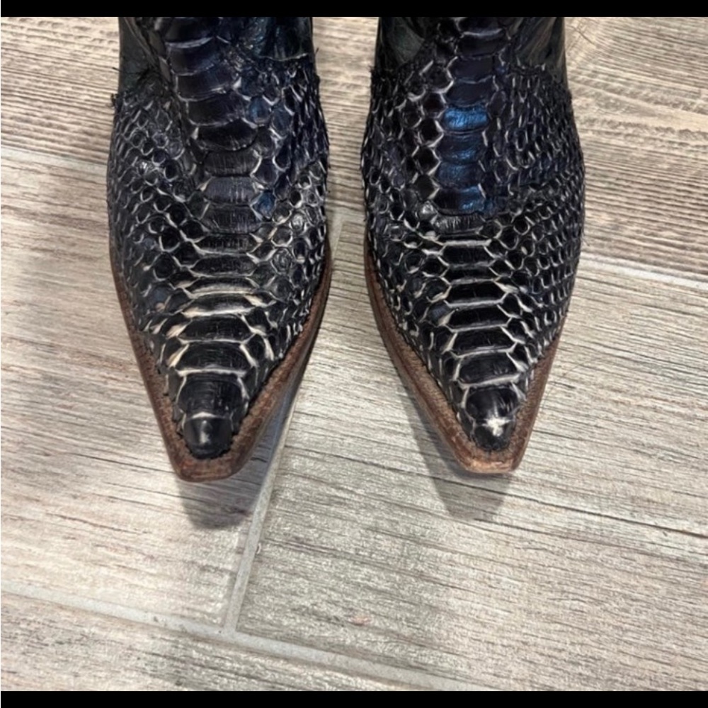 Corral python Cowboy Boots - Picture 3 of 9